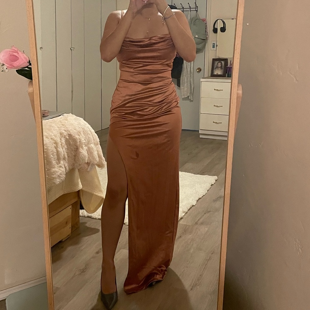 Rose Gold Maxi Dress - Windsor